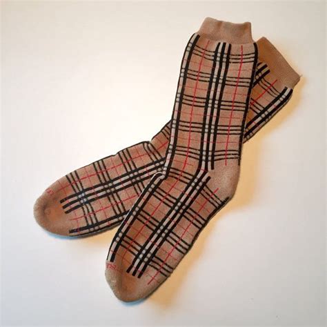 2 pairs BNWT Burberry Nova Check Dress Socks 